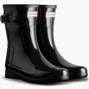 Hunter Refined Short Gloss Waterproof Rain Boot